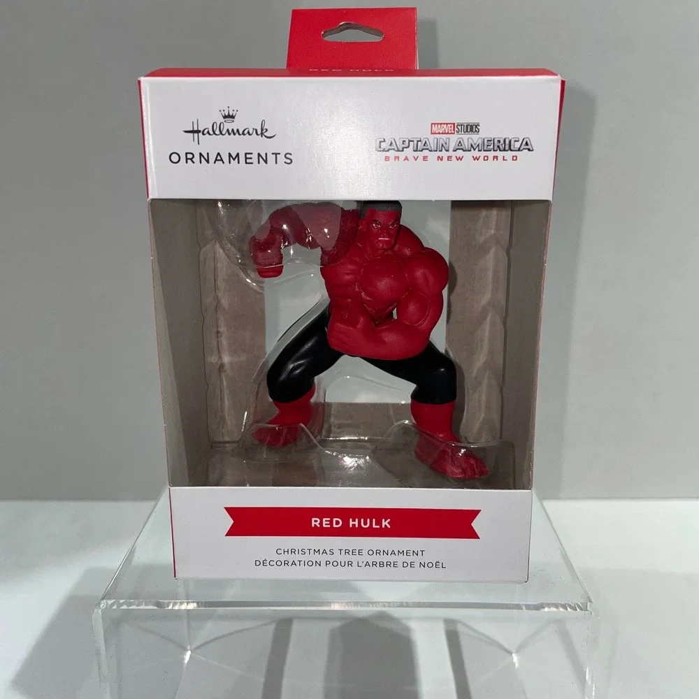 Hallmark Marvel Red Hulk Christmas Ornament Captain America Brave New World NEW